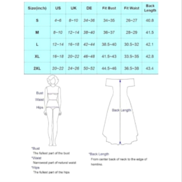 Off Shoulder Cocktail Dress Blue - Picture 4 of 6